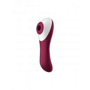 Вакуумний кліторальний стимулятор Satisfyer Dual Crush Wine Red (тріщина у вкладиші)