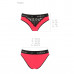 Трусики з широкою гумкою і мереживом Passion PS001 PANTIES red/black, size S , Сексі білизна, Passion (Польща)