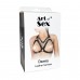 Портупея жіноча з шипами Art of Sex - Demia Leather harness, Чорна L-2XL , ,