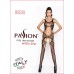 Бодістокінг Passion BS039 white, комбінезон, імітація панчох , Комбінезони, Passion (Польща)