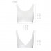 Топ с прозрачной вставкой Passion PS002 TOP white, size L , Секси белье