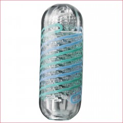 Мастурбатор Tenga Spinner 04 Pixel Cool Edition с упругой стимулирующей спиралью внутри