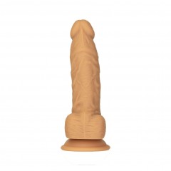 Фалоімітатор ADDICTION - 8" DUAL DENSITY SILICONE DILDO - CARAMEL