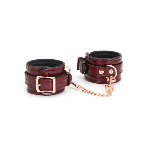 Наручники Liebe Seele Wine Red wirst Cuffs (м'ята упаковка!!!)