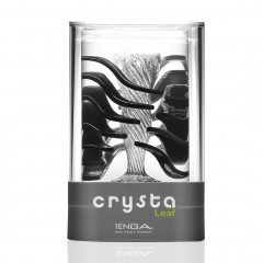 Мастурбатор TENGA Crysta Leaf, уникальный рельеф, стимулирующие лепестки, прозрачный материал.