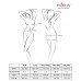 Боді монокіні ATHENA BODY white XXL/XXXL - Passion Exclusive , Сексі білизна,