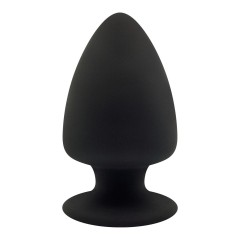 Анальна пробка SilexD (Model 1 size M) двошарова, силікон + Silexpan