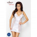 Сорочка приталена з чашечками WILMA CHEMISE white L/XL - Passion, трусики , Сексі білизна, Passion (Польща)