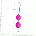 Вагинальные шарики Adrien Lastic Geisha Lastic Balls Mini Magenta (S), диаметр 3,4 см, вес 85 г , Анальные - вагинальные шарики