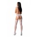 Еротичні колготки-бодістокінг Passion S029 white , ,