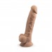 Фалоімітатор SilexD Johnny Flesh (MODEL 1 size 7in), двошаровий, силікон +Silexpan, діаметр 3,8см , Фалоімітатори,