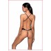 Боди из экокожи с ремешками и перфорацией Tamaris Body black S/M — Passion , Секси белье