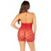 Сорочка Leg Avenue Mini Heart Trimmmed Net Chemise One Size, Red , ,