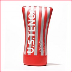 Мастурбатор Tenga US Soft Tube Cup (м’яка подушечка велика) стискається