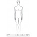 Чоловічий боді з високим вирізом стегна Passion 010 BODY black XXL/XXXL , Сексі білизна, Passion (Польща)