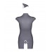 Obsessive Stewardess 3 pcs costume grey L/XL , ,