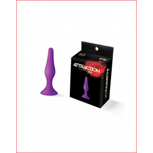 Анальная пробка на присоске MAI Attraction Toys №32 Purple, длина 10,5 см, диаметр 2,5 см