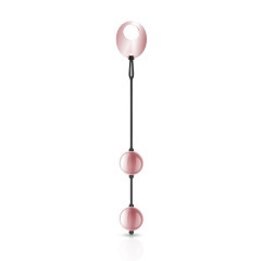 Металлические вагинальные шарики Rosy Gold - Nouveau Kegel Balls, вес 376 г, диаметр 2,8 см.