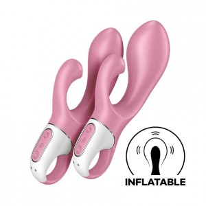 Вібратор-кролик Satisfyer Air Pump Bunny 2, надувається