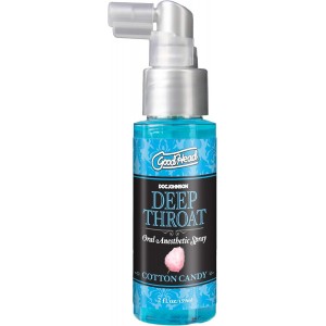 Спрей для мінету Doc Johnson GoodHead DeepThroat Spray - Cotton Candy 59 мл для глибокого мінету