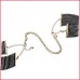 Наручники Bijoux Indiscrets Desir Metallique Handcuffs - Black, металлические, стильные браслеты , Наручники и фиксаторы