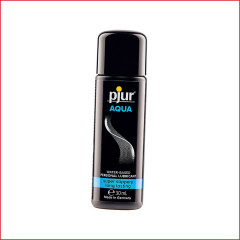 Лубрикант на водной основе pjur Aqua 30 мл, эффект бархатной кожи без прилипания.