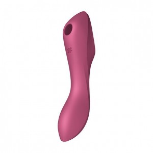 Вакуумний стимулятор із вібрацією Satisfyer Curvy Trinity 3 Red (м'ята упаковка)