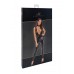 Комбінезон Noir Handmade F298 Libido Deep-V catsuit with collar and pearl chain - XL ,