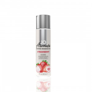 Масажна олія System JO Aromatix - Massage Oil - Strawberry 120 мл