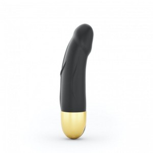 Вибратор Dorcel Real Vibration S Gold 2.0, диаметр 3,7см, перезаряжается, для точки G, водостойкий