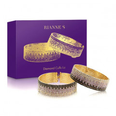 Лакшеры наручники-браслеты с кристаллами Rianne S: Diamond Cuffs, подарочная упаковка