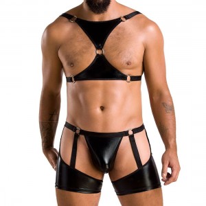 047 SET ARON black L/XL - Passion