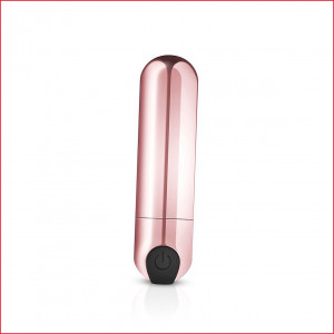 Виброшар Rosy Gold — Nouveau Bullet Vibrator, перезаряжается