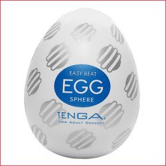 Мастурбатор-яйце Tenga Egg Sphere з багаторівневим рельєфом