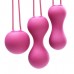 Набір вагінальних кульок Je Joue - Ami Fuchsia, діаметр 3,8-3,3-2,7см, вага 54-71-100гр , Анальні - вагінальні шарики,