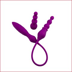 Вибратор двухсторонний Adrien Lastic AD-2X с пультом LRS