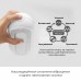 Мастурбатор Tenga Flip Zero Electronic Vibration White, змінна інтенсивність, розкладний , Вагіни та Мастурбатори, Tenga (Японія)
