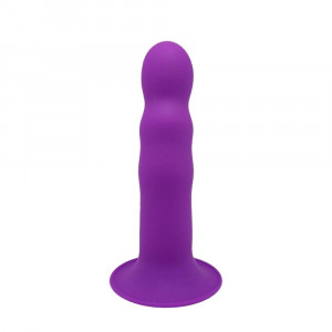 Дилдо с присоской Adrien Lastic Hitsens 3 Purple, отлично для страпона, диаметр 4,1 см, длина 18,