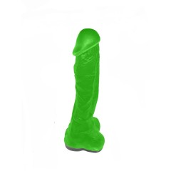 Крафтовое мыло-член с присоской Чистый Кайф Green size XL, натуральное