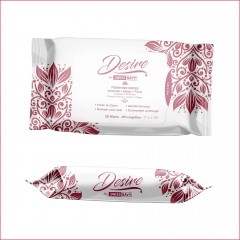 Жіночі очищувальні серветки для тіла та обличчя Desire by Swiss Navy Feminine Wipes 25 шт