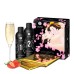 Гель для NURU масажу Shunga Oriental Body-to-Body – Sparkling Strawberry Wine плюс простирадло , Масла та Косметика, Shunga (Канада)