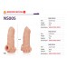 Насадка на член Kokos Nude Sleeve NS 005 L , ,