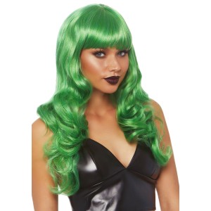 Leg Avenue Misfit Long Wavy Wig Green