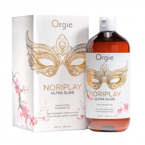 Гель для NURU-масажу Orgie – Noriplay Ultra Slide (500 мл), екстракт морських водоростей, простирадло