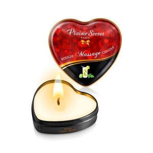 Розпродаж!!! Масажна свічка-серце Plaisirs Secrets Mojito (35 мл) (термін придатності 04.2024)