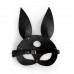 Шкіряна маска Зайчика Art of Sex - Bunny mask, колір Чорний ,
