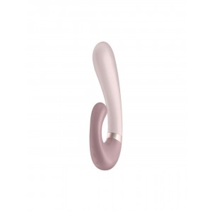 Смарт вібратор-кролик із підігрівом Satisfyer Heat Wave Mauve (мя'та упаковка!!!)