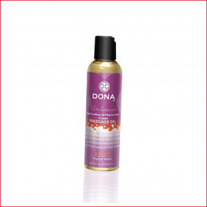 Массажное масло DONA Massage Oil SASSY – TROPICAL TEASE (110 мл) с феромонами и афродизиаками