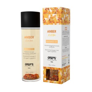 Розпродаж!!! Масажна олія EXSENS Amber Jojoba (гармонізує, з бурштином) 100мл (термін 09.2023)