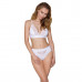 Трусики з широкою гумкою і мереживом Passion PS001 PANTIES white, size L , Сексі білизна, Passion (Польща)